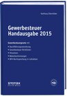 Buchcover Gewerbesteuer Handausgabe 2015