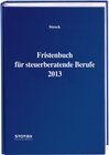 Buchcover Fristenbuch für steuerberatende Berufe 2013