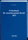 Buchcover Fristenbuch für steuerberatende Berufe 2017