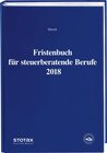 Buchcover Fristenbuch für steuerberatende Berufe 2018
