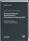 Buchcover Körperschaftsteuer-/Gewerbesteuer-/Umsatzsteuererklärung 2008