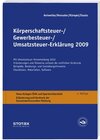 Buchcover Körperschaftsteuer-, Gewerbesteuer-, Umsatzsteuer-Erklärung 2009
