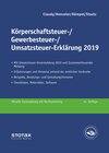 Buchcover Körperschaftsteuer-, Gewerbesteuer-, Umsatzsteuer-Erklärung 2019