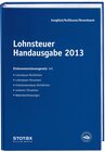 Buchcover Lohnsteuer Handausgabe 2013