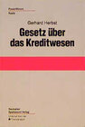 Buchcover Gesetz über das Kreditwesen