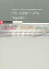 Buchcover Die elektronische Signatur