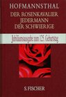 Buchcover Der Rosenkavalier /Jedermann /Der Schwierige