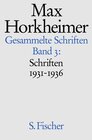 Buchcover Max Horkheimer. Gesammelte Schriften - Gebundene Ausgaben