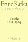 Buchcover Briefe 1921-1924