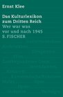 Buchcover Das Kulturlexikon zum Dritten Reich