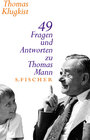 Buchcover 49 Fragen und Antworten zu Thomas Mann