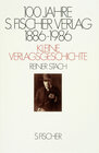 Buchcover 100 Jahre S. Fischer Verlag 1886-1986 Kleine Verlagsgeschichte