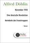 Buchcover November 1918: Eine deutsche Revolution