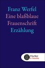 Buchcover Eine blassblaue Frauenschrift