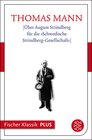 Buchcover [Über August Strindberg für die »Schwedische Strindberg-Gesellschaft«]