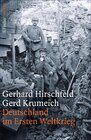 Buchcover Deutschland im Ersten Weltkrieg