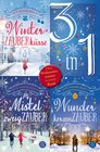Buchcover Winterzauberküsse / Mistelzweigzauber / Wunderkerzenzauber - Drei Weihnachtsromane in einem Band