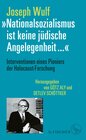 Buchcover »Nationalsozialismus ist keine jüdische Angelegenheit …«