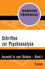 Buchcover Schriften zur Psychoanalyse