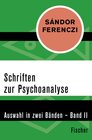 Buchcover Schriften zur Psychoanalyse