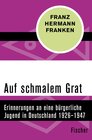 Buchcover Auf schmalem Grat