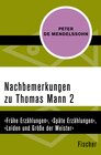 Buchcover Nachbemerkungen zu Thomas Mann (2)