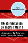 Buchcover Nachbemerkungen zu Thomas Mann (1)