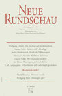 Buchcover Neue Rundschau 1999/2