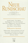 Buchcover Neue Rundschau 1999/4
