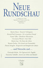 Buchcover Neue Rundschau 2000/1