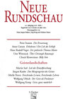 Buchcover Neue Rundschau 2006/2