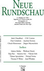 Buchcover Neue Rundschau 2006/3