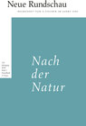 Buchcover Neue Rundschau 2020/1