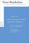 Buchcover Neue Rundschau 2021/2