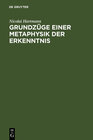 Buchcover Grundzüge einer Metaphysik der Erkenntnis