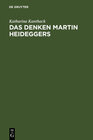 Buchcover Das Denken Martin Heideggers