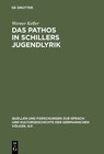 Buchcover Das Pathos in Schillers Jugendlyrik