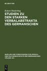 Buchcover Studien zu den starken Verbalabstrakta des Germanischen