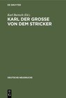 Buchcover Karl der Große von dem Stricker