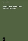 Buchcover Walther von der Vogelweide