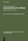 Buchcover Johann Ch. Gottsched: Ausgewählte Werke / Sämtliche Dramenübertragungen