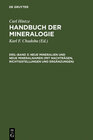 Buchcover Carl Hintze: Handbuch der Mineralogie / Neue Mineralien und neue Mineralnamen (mit Nachträgen, Richtigstellungen und Erg