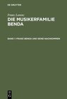 Buchcover Franz Lorenz: Die Musikerfamilie Benda / Franz Benda und seine Nachkommen