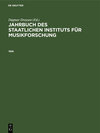 Buchcover Jahrbuch des Staatlichen Instituts für Musikforschung, Preußischer Kulturbesitz / 1968