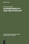 Buchcover Kammergericht und Rechtsstaat