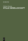 Buchcover Stille Gesellschaft