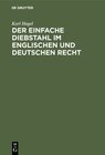 Buchcover Der einfache Diebstahl im englischen und deutschen Recht