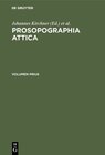 Buchcover Prosopographia Attica