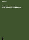 Buchcover Inschriften von Priene