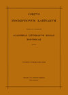 Buchcover Inscriptiones Aemiliae et Etruriae